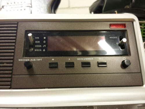 Grundig RF830, 1981 Radio Cassette Recorder with alarm clock