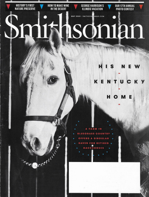 New Magazine Cover #26: Smithsonian, May 2020. Cover photograph by Annie Marie Musselman. Creative d