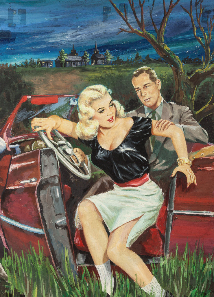 trixietreats:  Paperback Cover 1958 “School For Girls”  