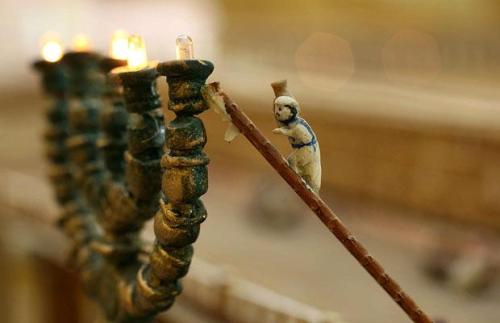 A scale model of Herod’s Temple, built over 30 years by Alec Gerrard, a retired farmer from Norfolk,