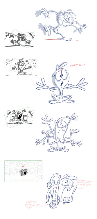 alcornstudios:  Heya Tumblr!  Here are some roughs from yesterday’s “The Secret Planet”. Drawing Wander in disguise was a ton of fun… especially the “monkey” poses. Hope you enjoyed the episode! Poses from “The Bad Hater” soon to follow!