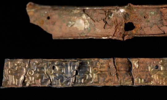 Staffordshire hoard: experts piece together rare warrior's helmet