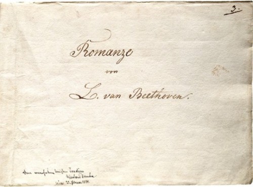 lady-vogue:Ludwig van  Beethoven -   Romances, violin, orchestra op. 50, F major  |  Library of Cong