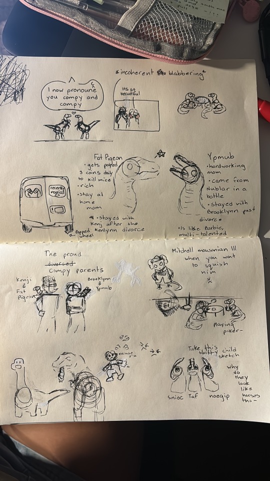 Drawing Boards From Heidis Stream Today, Needless To Say, I Got No Intended Work For The Fan Trailer