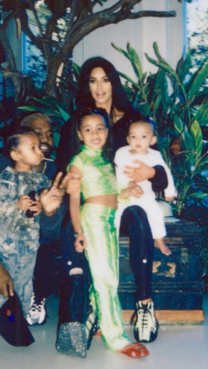 tkanyed: kimkardashian: Celebrating Saint with a Tarzan themed party