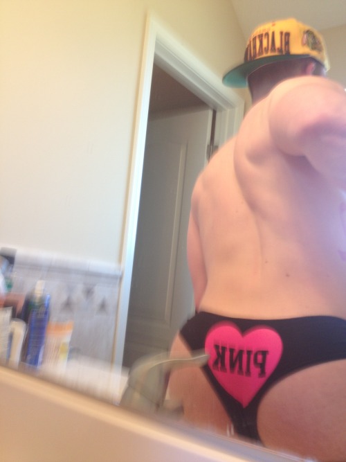 pornslut:  It’s how this pink faggot keeps the seed in! 