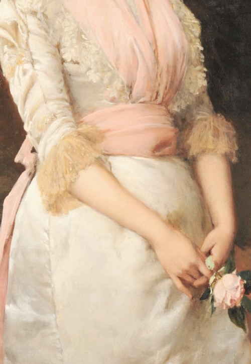 die-rosastrasse:William Oliver (1804-1853) - An English Rose William McGregor Paxton (1869-1941) - P