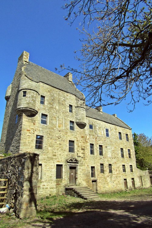 scotianostra:Midhope Castle on Hopetoun House Estate.This 16th Century Tower House is now a shell bu