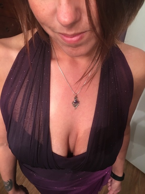 curiouswinekitten2: Playing dress-up for Cleavage Sunday! Trying on potential Vegas-trip dresses. 3 