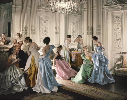 Charles James ballgowns by Cecil Beaton, in Vogue , June 1948 