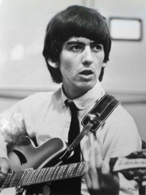 the-cosmic-empire:  The Beatles and George Martin recording And I Love Her, Tell Me Why and If 