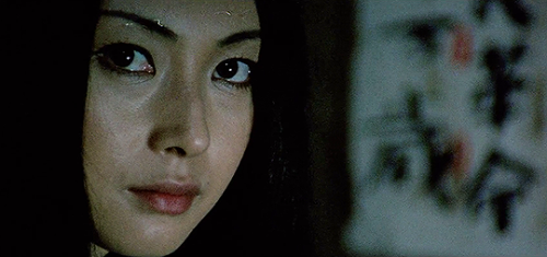 marypickfords:Meiko Kaji in Female Prisoner Scorpion: Grudge Song (Yasuharu Hasebe, 1973)