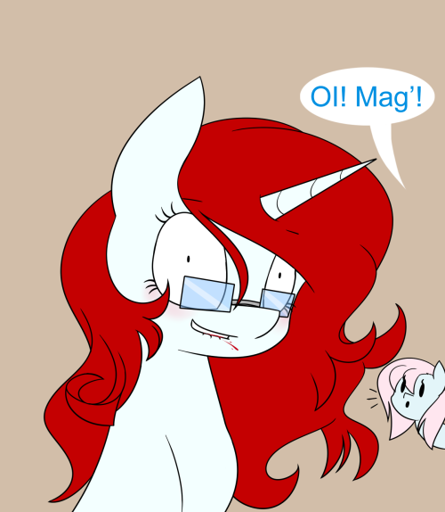 ask-nooby:  Nooby: WE HAVE TO READ IT! C’MON!  Magika: Yes, c-cool. ok…   X3