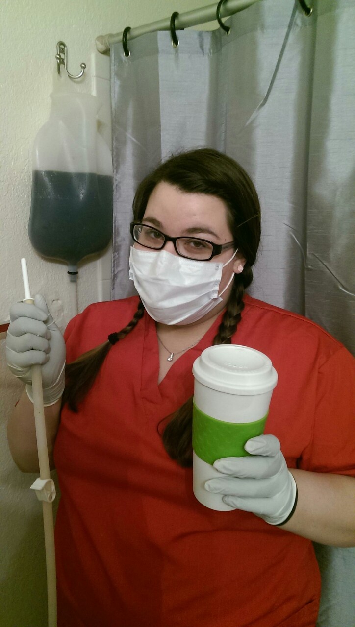 nurselclove:  Nurse LC hard at work 