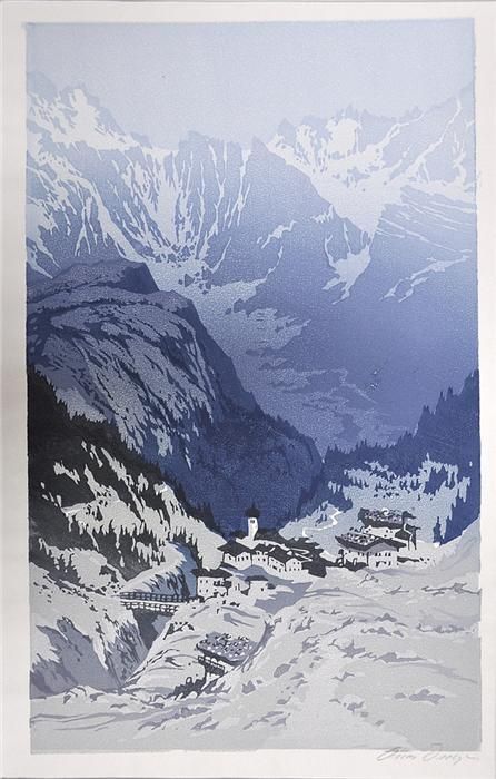 Day 436: Oscar Dröge“Paul (Oskar) Oscar Droege, printmaker and painter, was born in Hambu
