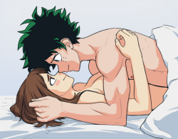 Ironbloodaika: Suoiresnuart: Ochako And Deku Getting A Little Personal. I’m Sorry