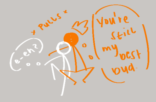 Every Version Of You Is My Best Friend, Forever. (Creator Stickman AU X King Of Minecraft AU)