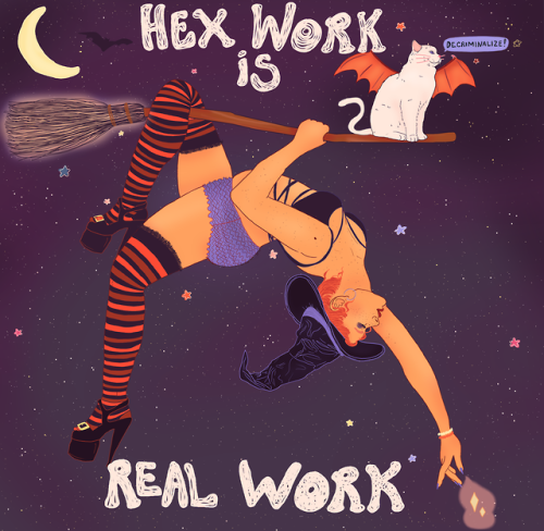   Hex work is real work! ✨Art by Liberal Jane