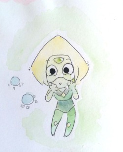 tobisadboy:Peridot and Rose - Steven Universe