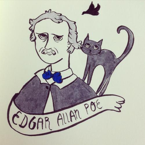 Hoy recuerdo a Edgar Alan Poe, que falleció un día como hoy 7 de octubre de 1849. Vere