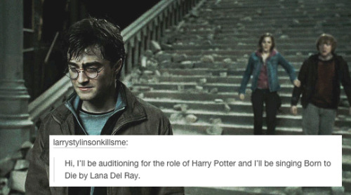 seekerpotter:hp + inappropriate audition songs