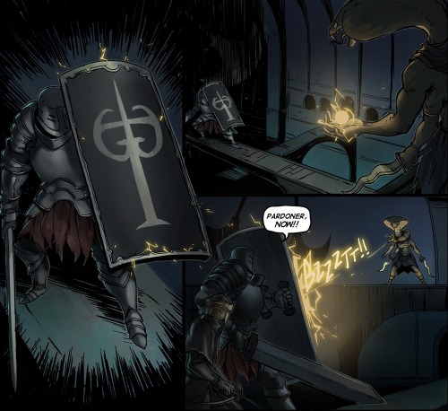 lordranandbeyond: Here’s the Lordran &amp; Beyond comic for this month, a 7 page summary o