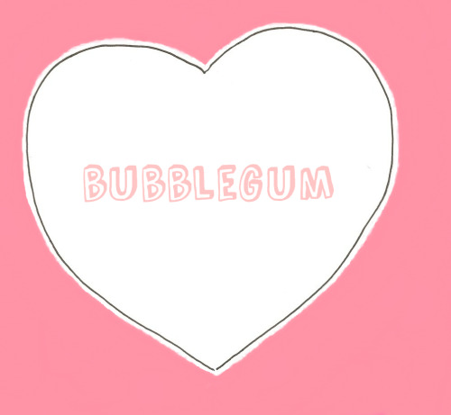 emmas-garden: pop pink bubble gum bum bum ;)