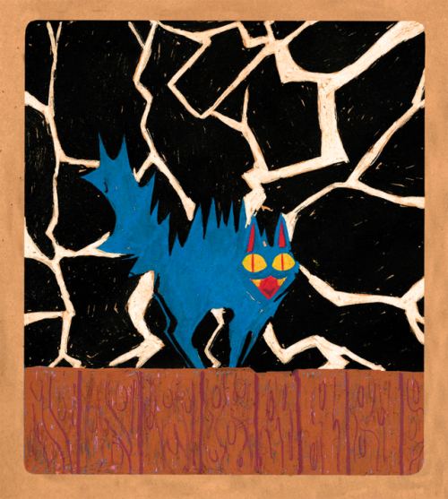 sixgills:Scaredy cat!! done October 2018