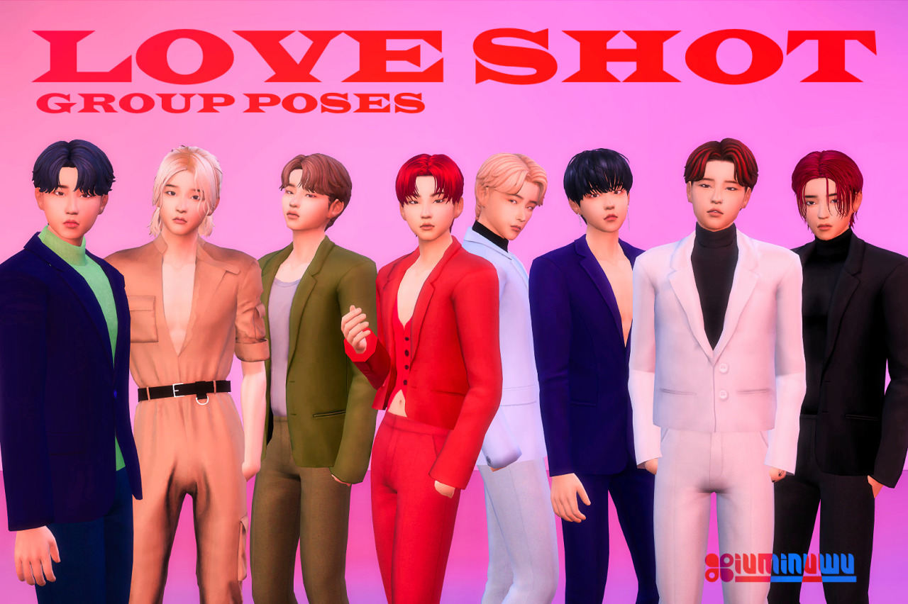 Xiuminuwu Love Shot Group Poses xiuminuwu-love-shot-group-poses