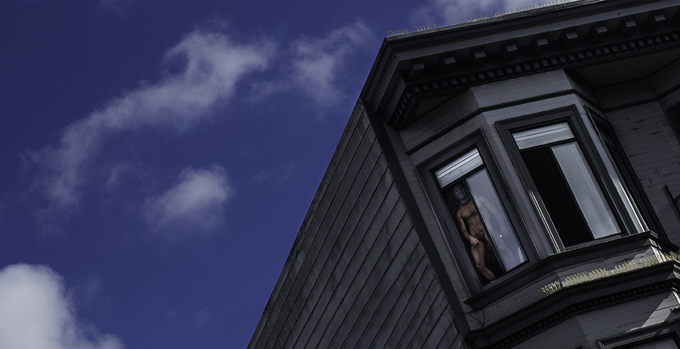 punknine:  punknine - wanking in the window at the folsom street fair by  photorooben