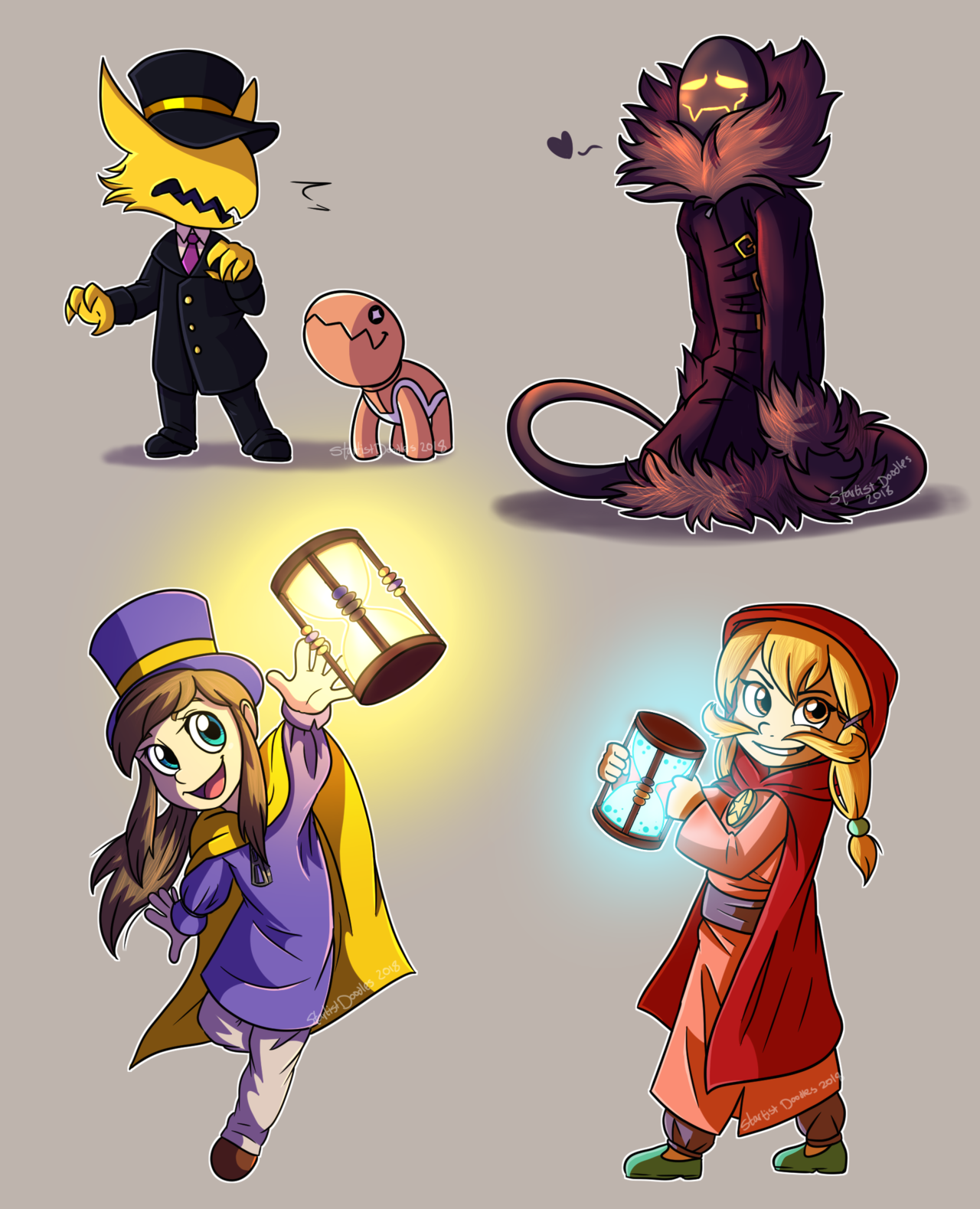 A Hat in Time on X: RT @stormfulstuff: This week's #FanArtFriday goes to  #AHatInTime @HatInTime !! I love this game so so much, the characters felt  so fun and… / X