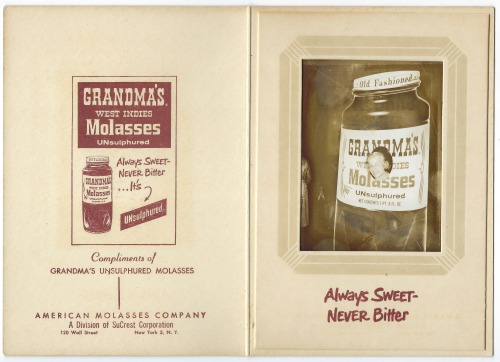 Grandma’s Molasses.Souvenir/trade show photo in folder.eBay: markonparkworld