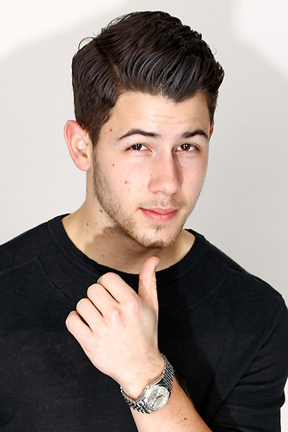 jobrosnews:  Nick Jonas poses backstage during 93.3 FLZ’s Jingle Ball 2014 at Amalie Arena on December 22, 2014. 