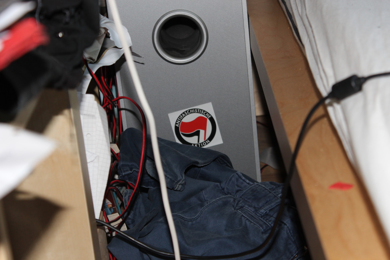 ein einsamer Sticker &hellip;