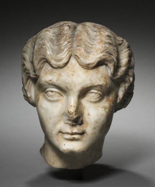 cma-greek-roman-art:Portrait Head of the Empress Lucilla, c. 165, Cleveland Museum of Art: Greek and