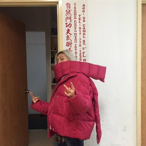 gvayaba: i can’t feel anything in this coat what arctic wind new york? (at Chinatown, Manhatta