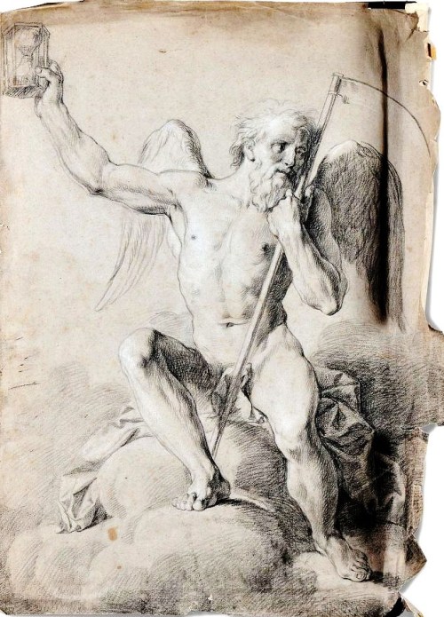 hadrian6:  Various 18th. and early 19th.century male nude drawings unsigned. from the  Italian Schools.    