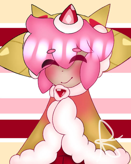 Some, Strawberry Crepe Cookie Fanart, Idk I Just Really Love Their Character In General, They're My Favorite