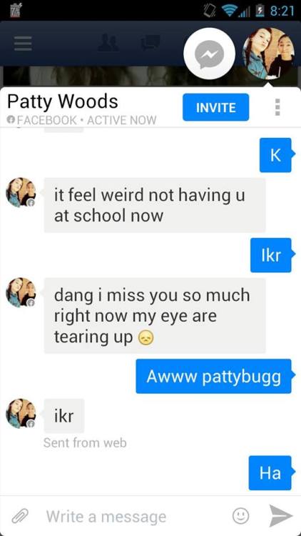 today my sister who was their for me and kept me in school moved to hilldale, today is a sadd/crying day for me, i really miss her,everyday for school i am looking for seeing her but no more, i am lost without her.