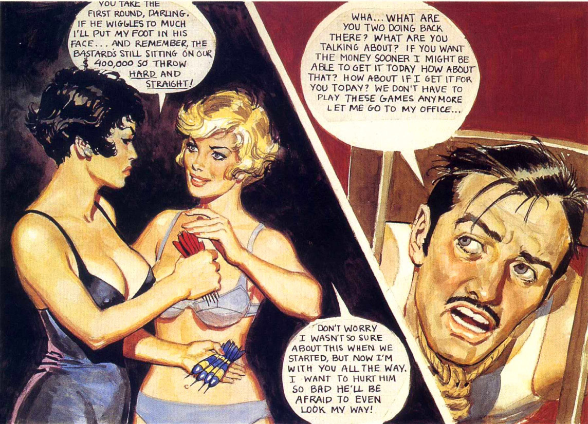 Bonnie and Clara / Pages 28-30Pulp fiction femdom comics