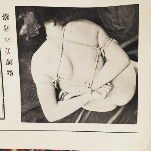 Classic japanese kink mag showing Shibari. #shibari #kinbaku #ropebondage #bdsm #kink #fetish #japan