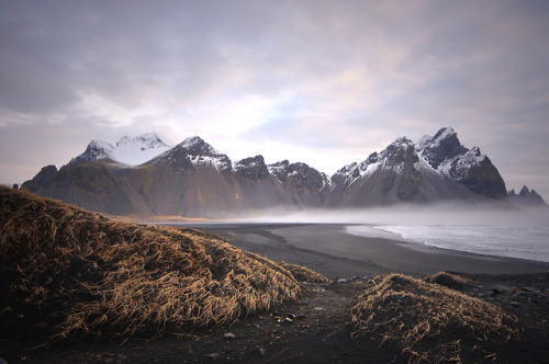 Vestrahorn at Stokksnes Iceland, March 2018