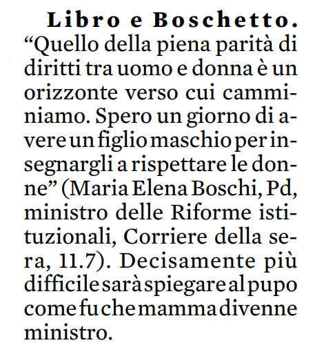 Marco Travaglio - Ma mi faccia il piacere, Il Fatto Quotidiano 13 Luglio 2015