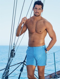 celebrityboyfriend:  David Gandy For Marks &amp; SpencerSpring/Summer 2016 Beachwear  