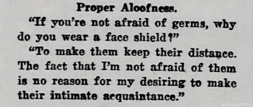 yesterdaysprint:The Evening Star, Washington DC, October 21, 1918 [image:  newspaper clipp