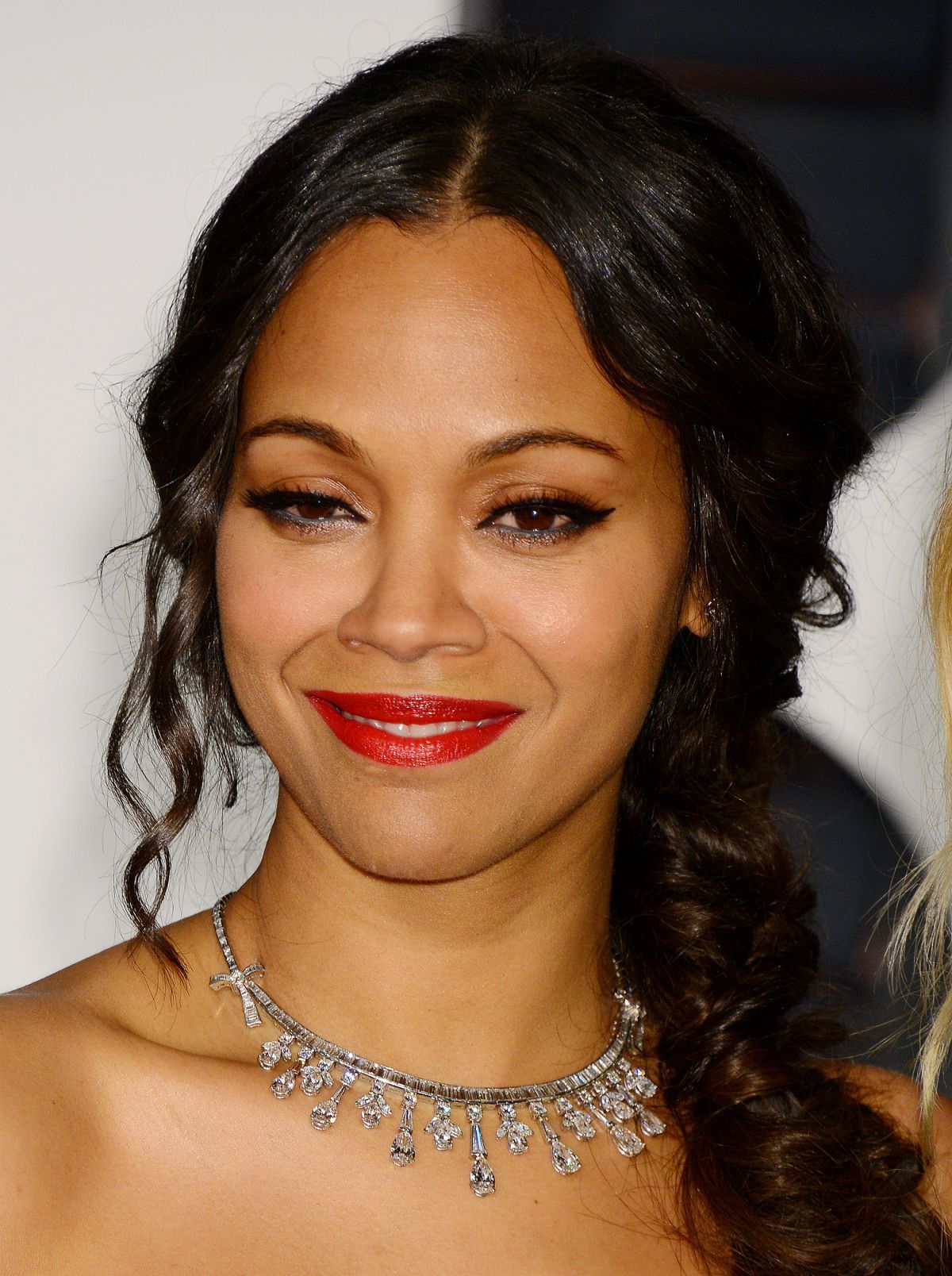 a-z-celebrities:  ZOE SALDANA at Vanity Fair Oscar Party in Hollywood..