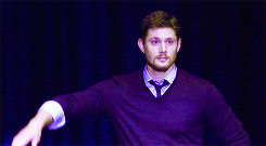  get to know me meme:  [1/5] favorite actors - jensen ackles”I used to be scared