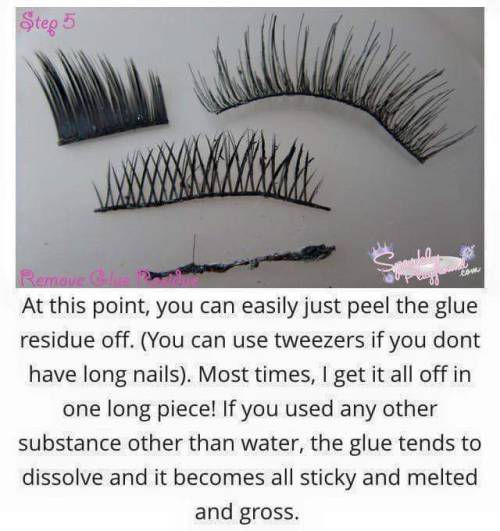 I just found this little tutorial online about cleaning lashes and i found it very usefull (*ฅ́˘ฅ̀*)