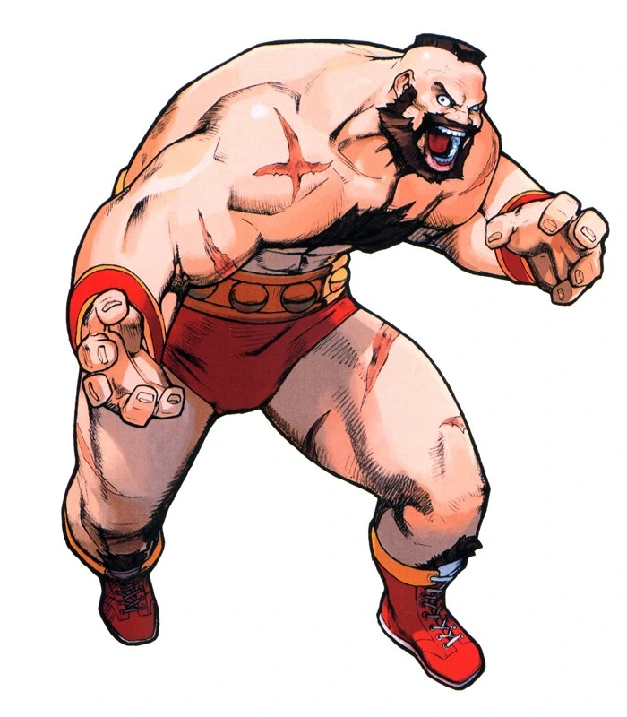 Zangief from Street Fighter Art