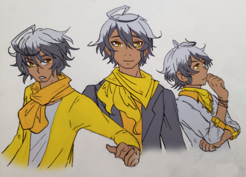 I Wanted To Practice Drawing Different Scarf Designs With Dex 